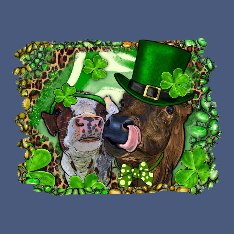 St. Patrick's Day Heifers Vintage Hoodie by RanaPortraitStore | Teevron