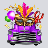 Mardi Gras Truck Leopard Mask Zipper Hoodie | Teevron