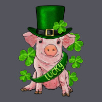 St. Patrick's Day Lucky Baby Pig Vintage Hoodie | Teevron