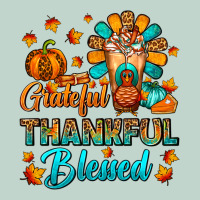 Grateful Thankful Blessed Thanksgiving Cold Drink Zipper Hoodie | Teevron