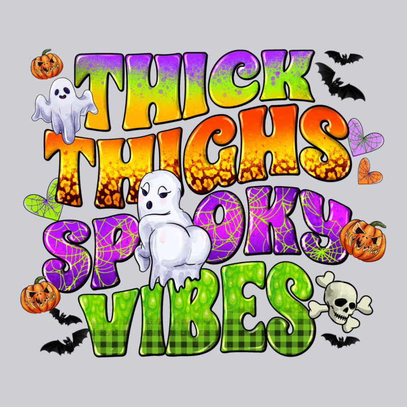 Thick Thighs And Spooky Vibes Heavyweight Sweatshirt by CowGirlArtShop | Teevron