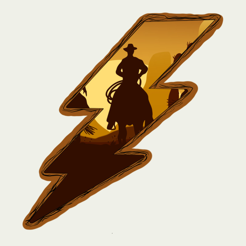 Cowboy Sunset Lightning Urban Heavy Tee by Bettercallsaul | Teevron