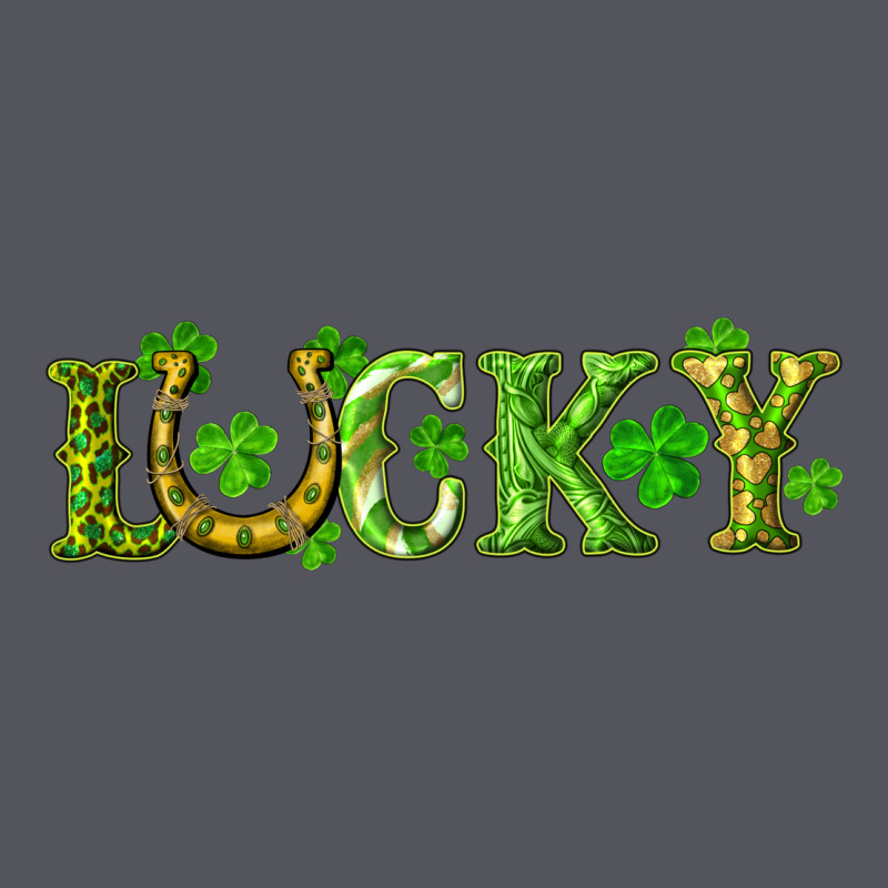 St. Patrick's Day Lucky With Clovers And Horseshoe Vintage Hoodie by RanaPortraitStore | Teevron