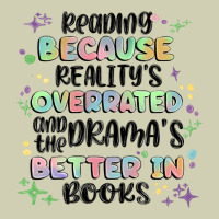 Reading Because Realitys Overrated Heavy Core Tee | Teevron