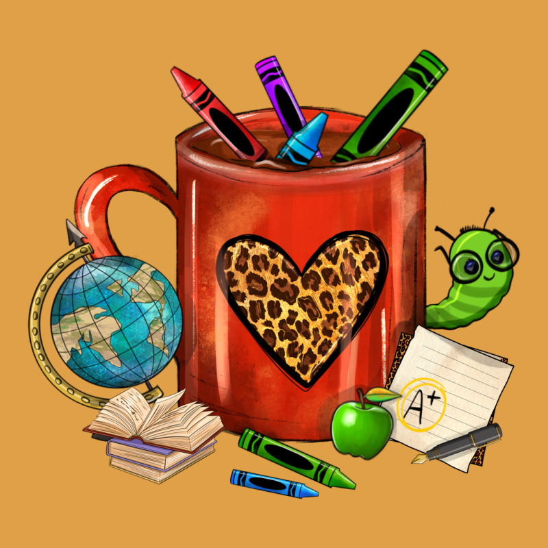 Teacher Crayons Coffee Mug Premium Hoodie by FaDigitalArtStudio | Teevron