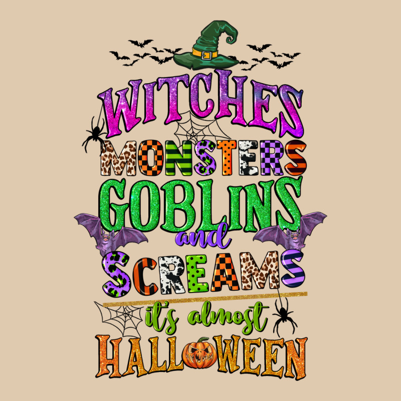 Witches Monsters Goblins And Screams Its Almost Halloween Heavyweight Sweatshirt by CowGirlArtShop | Teevron