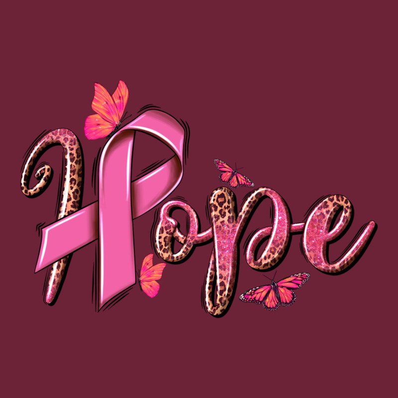 Hope Breast Cancer Long Sleeve Tee by NancyCooperArtShop | Teevron