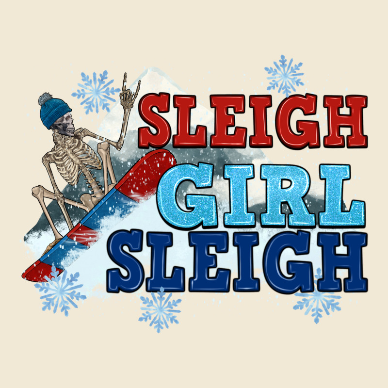 Winter Sleigh Girl Sleigh Premium Tee by NancyCooperArtShop | Teevron