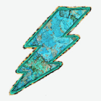 Turquoise Lightning Urban Heavy Tee | Teevron