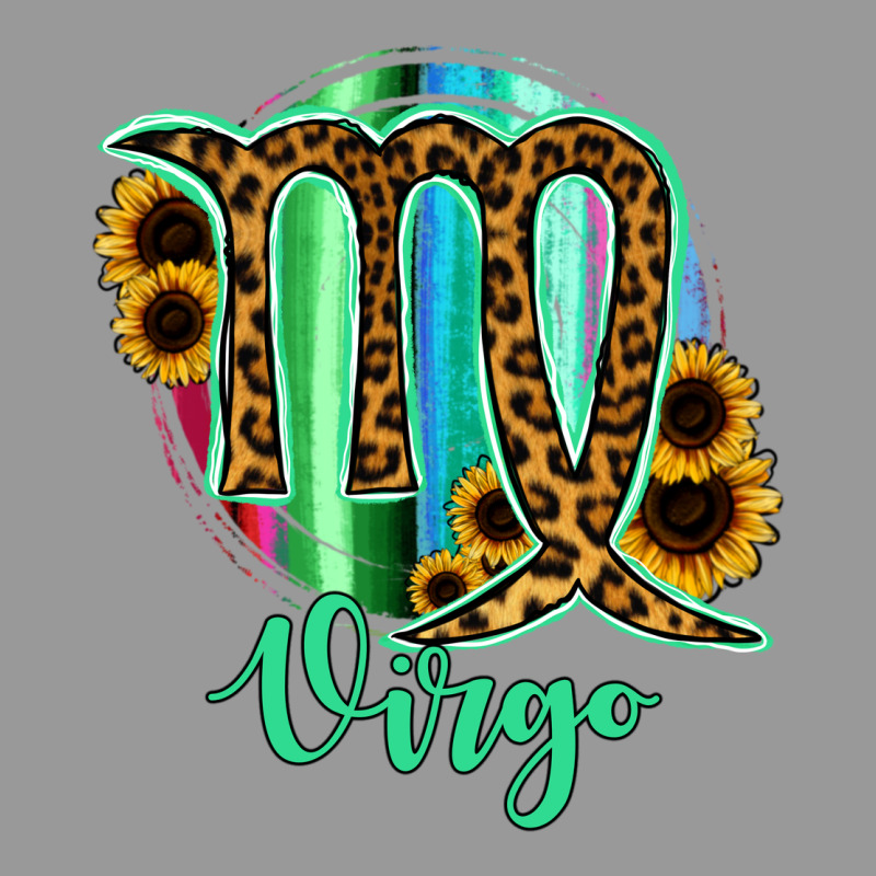 Virgo Zodiac Sign Sunflower Leopard Serape Vintage Hoodie by RanaPortraitStore | Teevron