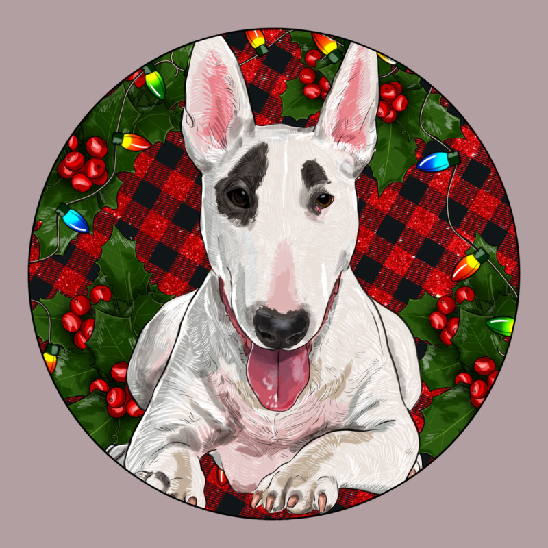 Christmas Bull Terrier Vintage Hoodie by RanaPortraitStore | Teevron