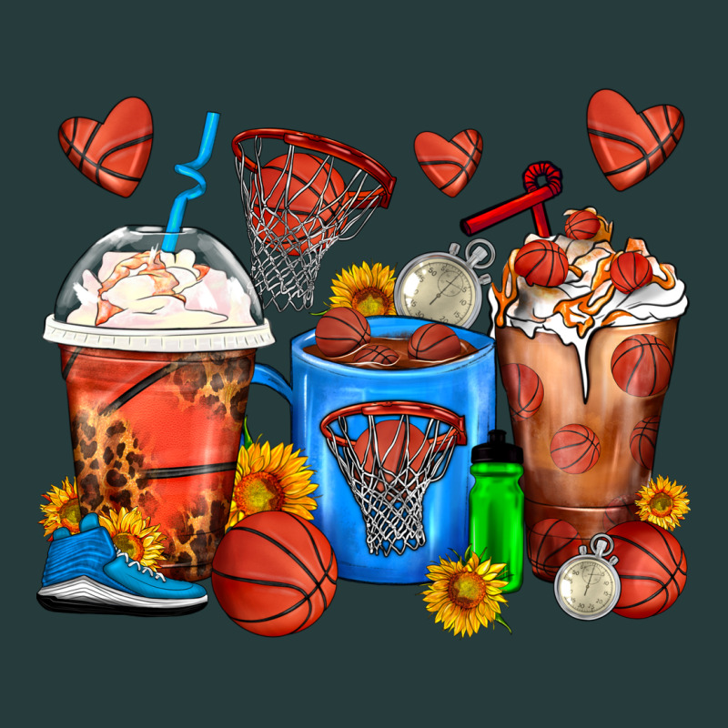 Basketball Coffee Cups Premium Hoodie by FaDigitalArtStudio | Teevron