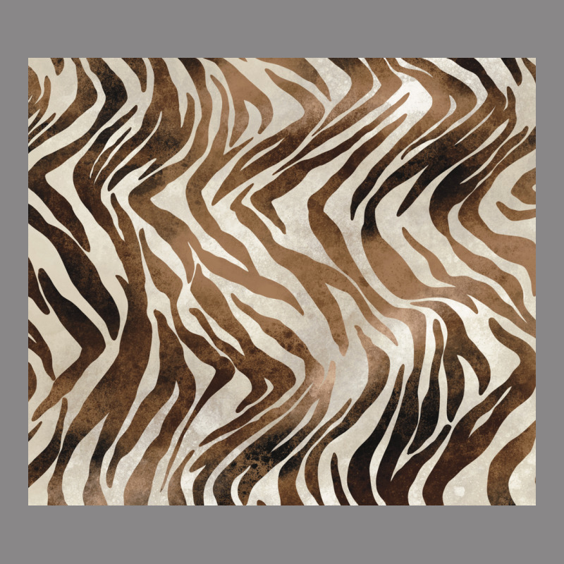 Brown Zebra Vintage Tee by BarkalooDesign | Teevron