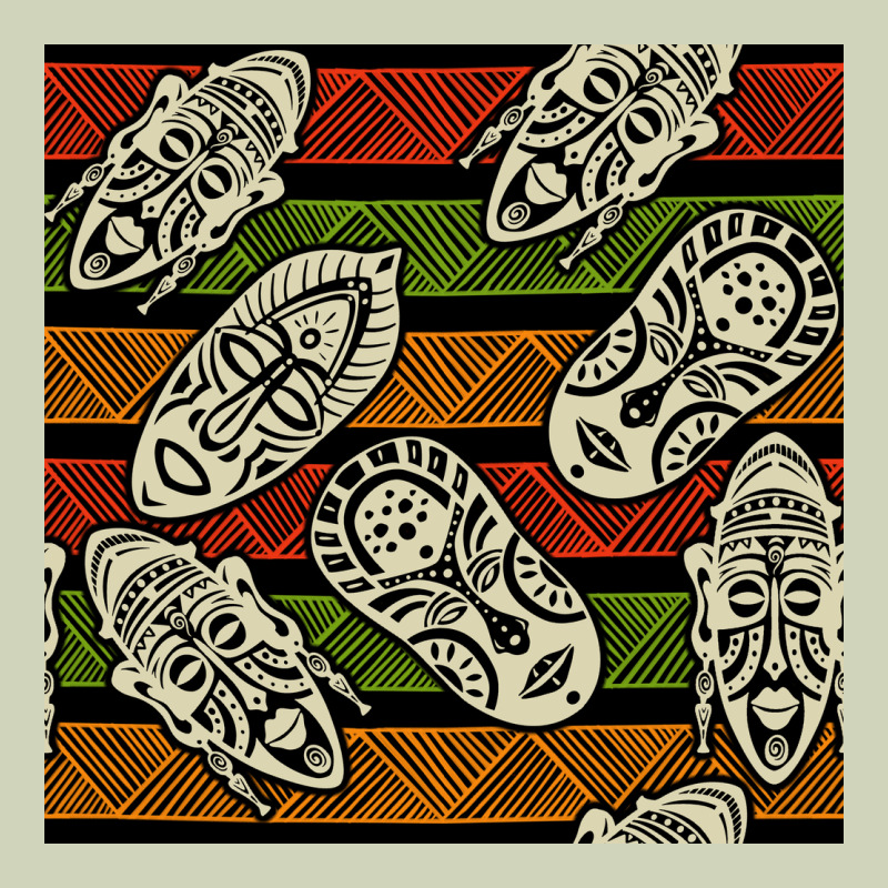 African Mask Seamless Pattern Heavyweight Hoodie by BundleAndBundleShop | Teevron