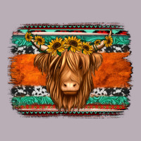 Highland Cow Western Background Vintage Tee | Teevron