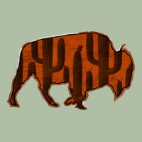 Red Cactus Bison Silhouette Urban Heavy Tee | Teevron