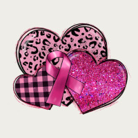 Breast Cancer Hearts Zipper Hoodie | Teevron