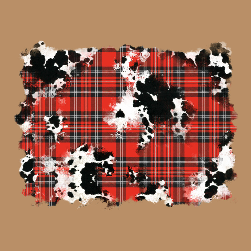 Christmas Plaid Cowhide Pattern Background Vintage Hoodie by RanaPortraitStore | Teevron