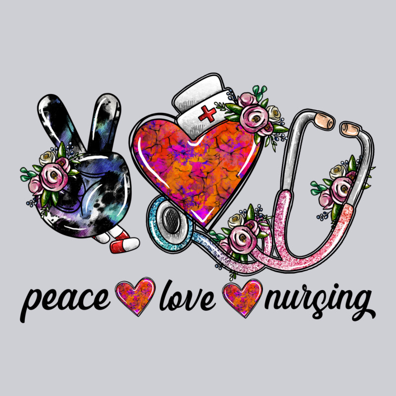 Peace Love Nursing Urban Hoodie by SublimationCraftShop | Teevron