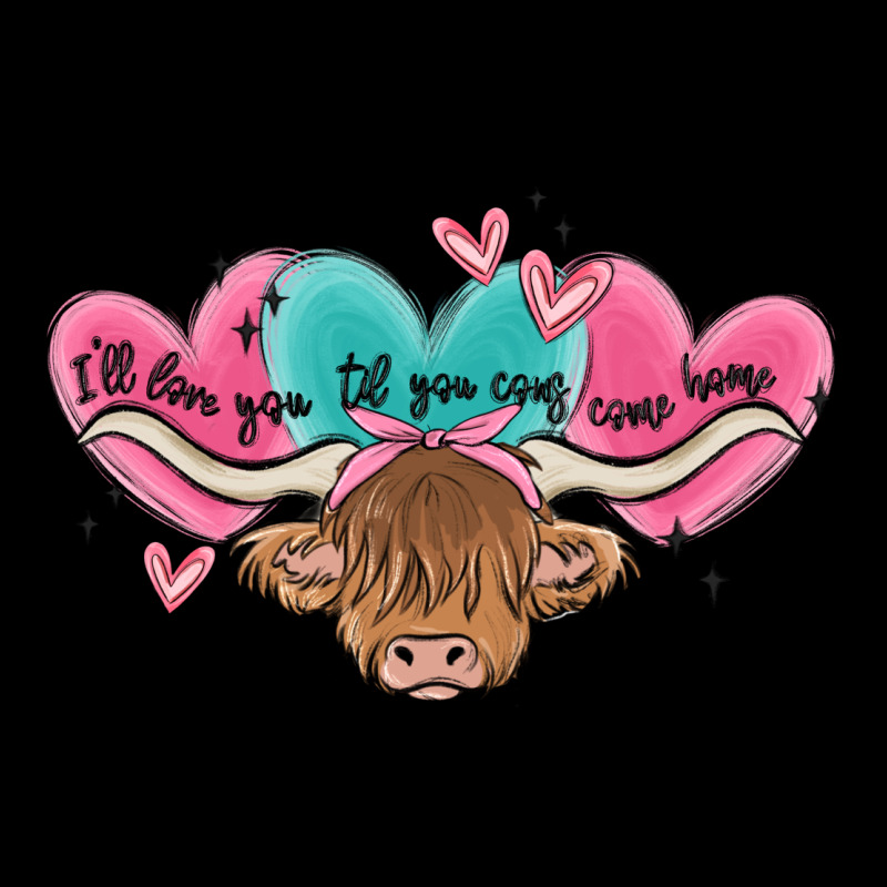 Western Cow And Heart Heavy Core Tee by MaliasSmallBusiness | Teevron
