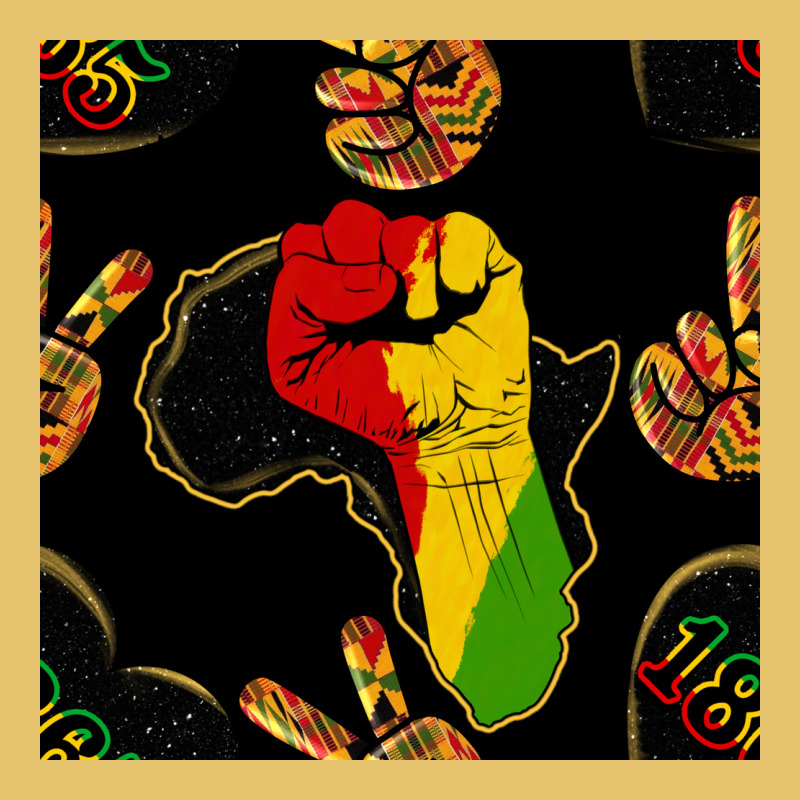 African Freedom Seamless Pattern Premium Sweatshirt by BundleAndBundleShop | Teevron