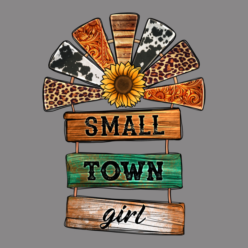 Small Town Girl Western Windmill Wooden Boards Vintage Tee by Jasminsmagicworld | Teevron