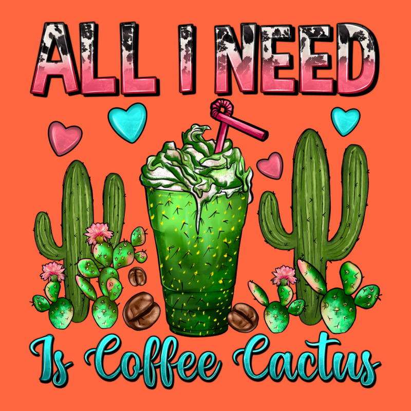 All I Need Is Coffee Cactus Frappe Premium Hoodie by FaDigitalArtStudio | Teevron