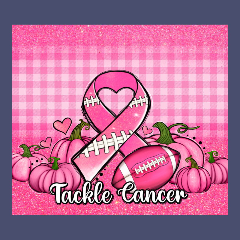 Tackle Cancer Pumpkins Football And Ribbon Vintage Tee by Jasminsmagicworld | Teevron