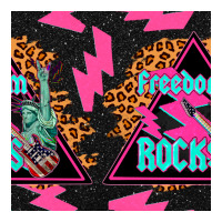 freedom rocks seamless pattern | Teevron