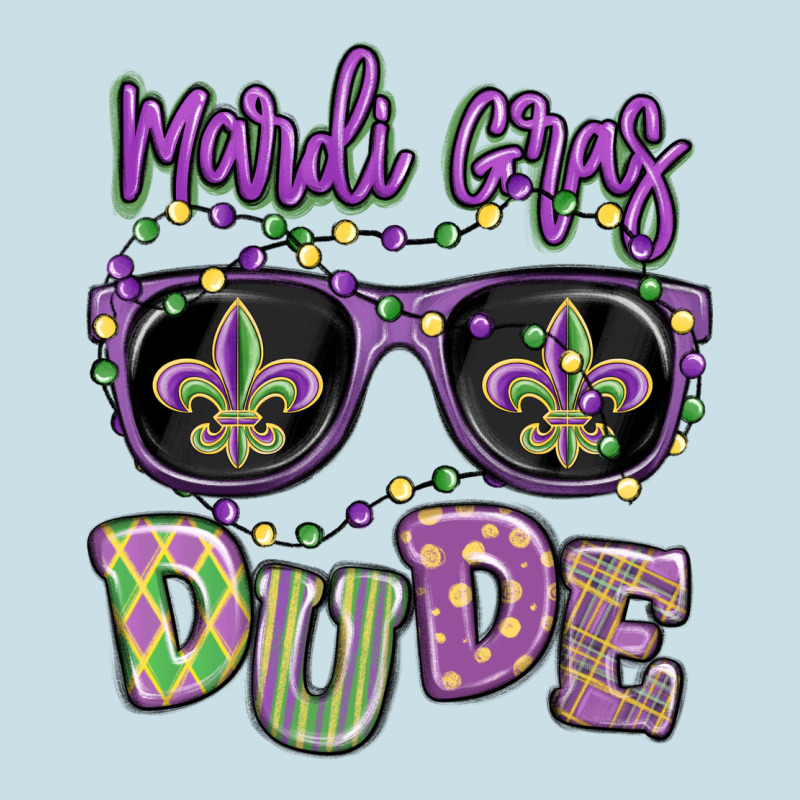 Mardi Gras Dude Ladies Tee by MaliasSmallBusiness | Teevron