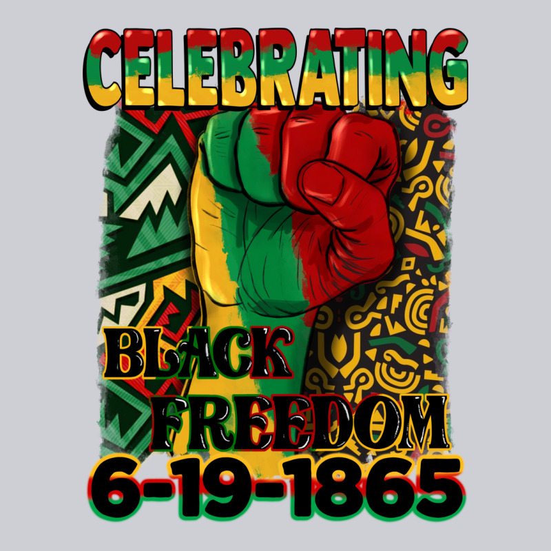 Celebrating Black Freedom 6 19 1865 Juneteenth Heavyweight Sweatshirt by CowGirlArtShop | Teevron