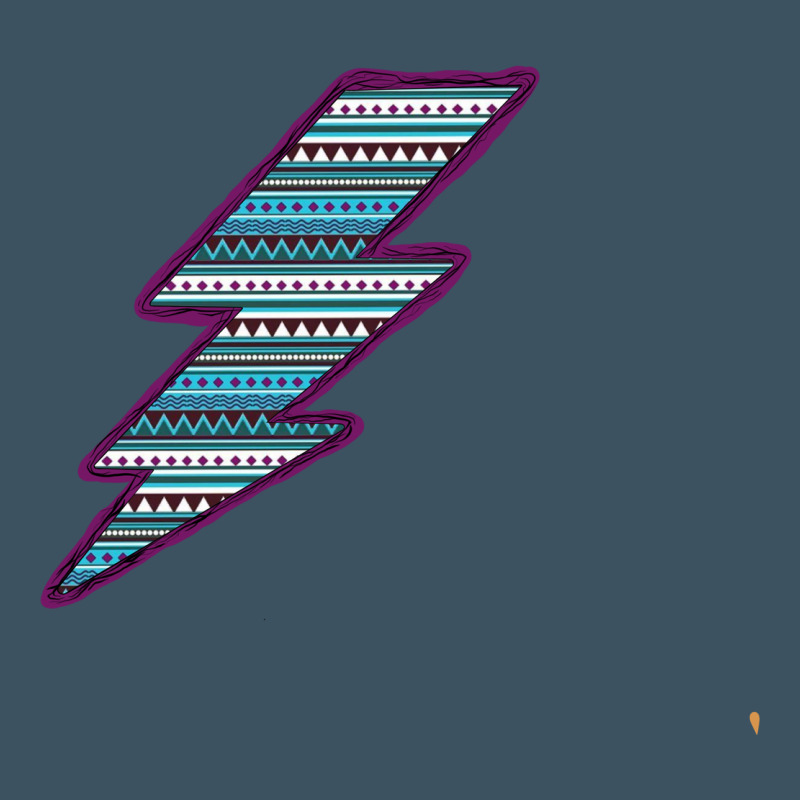 Purple Border Aztec Pattern Lightning Urban Heavy Tee by Bettercallsaul | Teevron