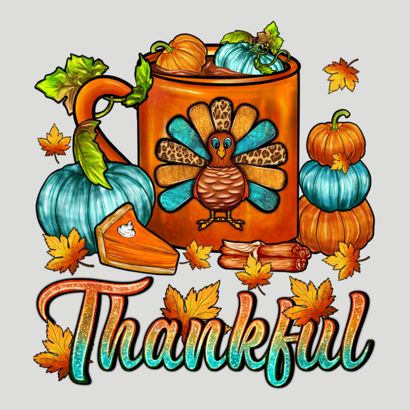 Thankful Thanksgiving Coffee Mug Zipper Hoodie by FaDigitalArtStudio | Teevron