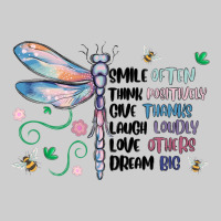 Dragonfly Smile Tink Give Laugh Love Dream Premium Tee | Teevron