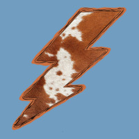 Cowhide Patterned Lightning Urban Heavy Tee | Teevron