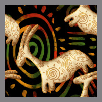 African Ethnic Animal Seamless Pattern Heavyweight Hoodie | Teevron