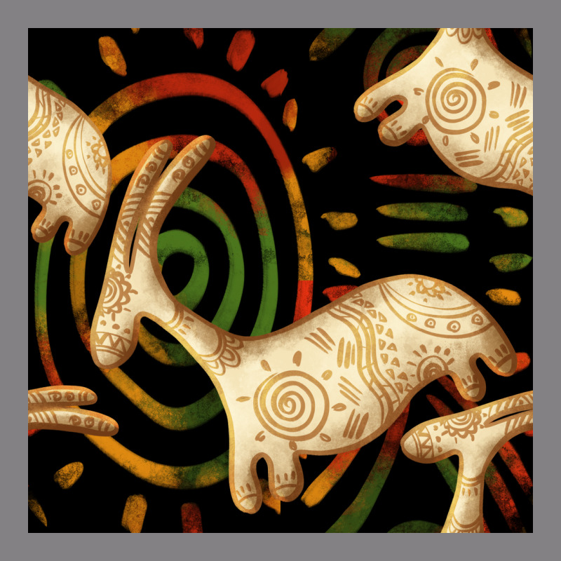 African Ethnic Animal Seamless Pattern Heavyweight Hoodie by BundleAndBundleShop | Teevron