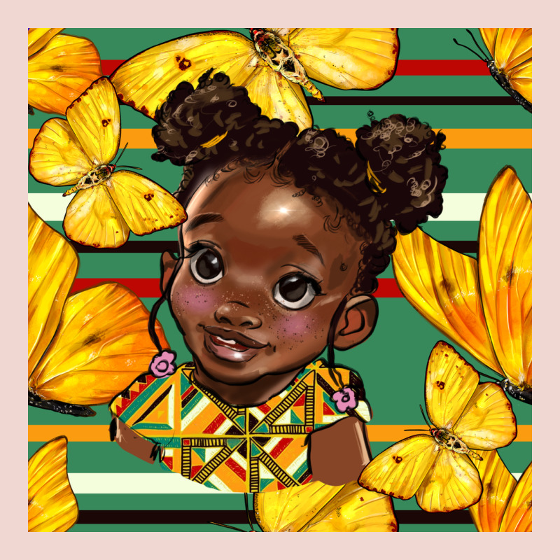 Juneteenth Afro Girl Seamless Pattern Premium Sweatshirt by BundleAndBundleShop | Teevron