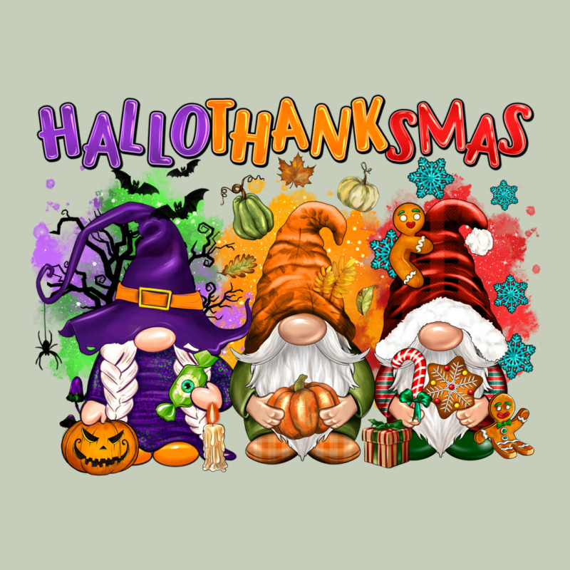 Hallothanksmas Gnomes Long Sleeve Tee by NancyCooperArtShop | Teevron