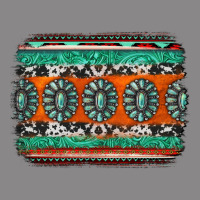 Turquoise Western Background Vintage Tee | Teevron