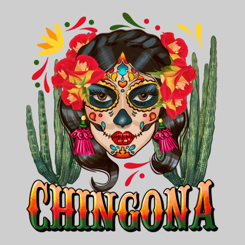 Chingona Sugar Skull Premium Sweatshirt by BundleAndBundleShop | Teevron