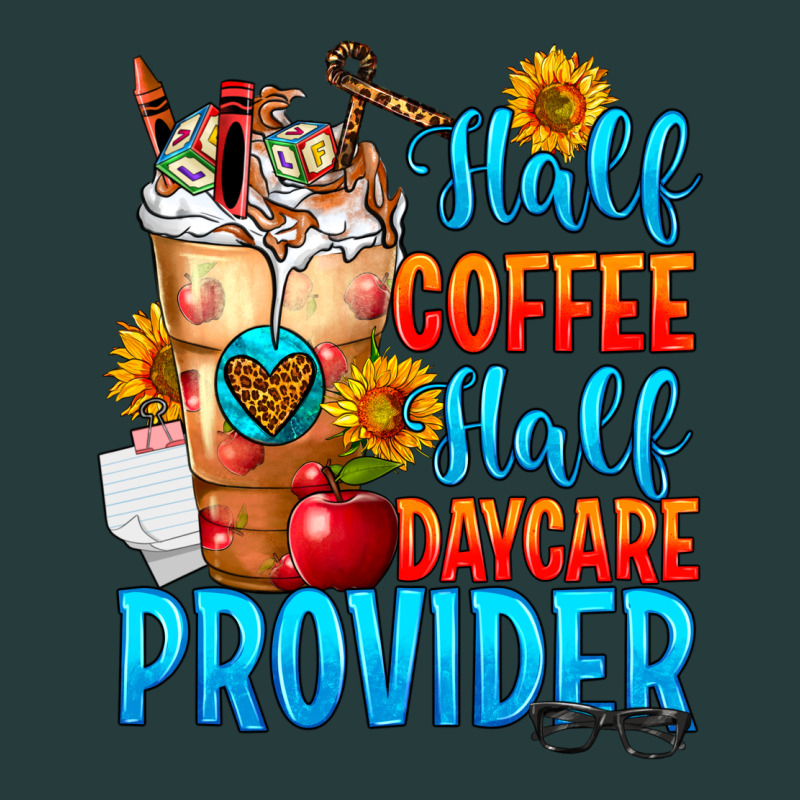 Half Coffee Half Daycare Provider Premium Hoodie by FaDigitalArtStudio | Teevron