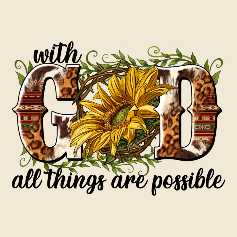 With God All Things Are Possible Premium Tee by NancyCooperArtShop | Teevron