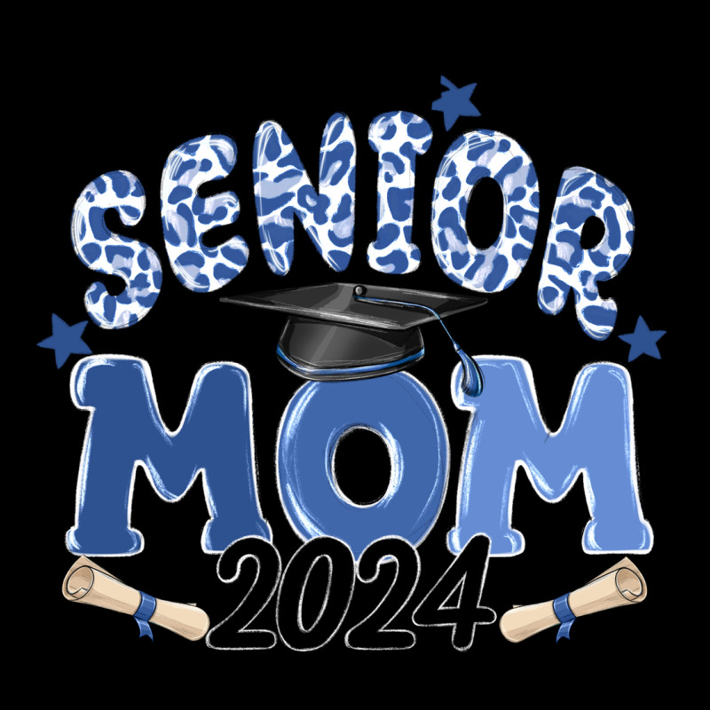 Senior Mom 2024 Ladies Tee by MaliasSmallBusiness | Teevron