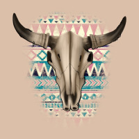 Western Aztec Bull Skull Urban Heavy Tee | Teevron