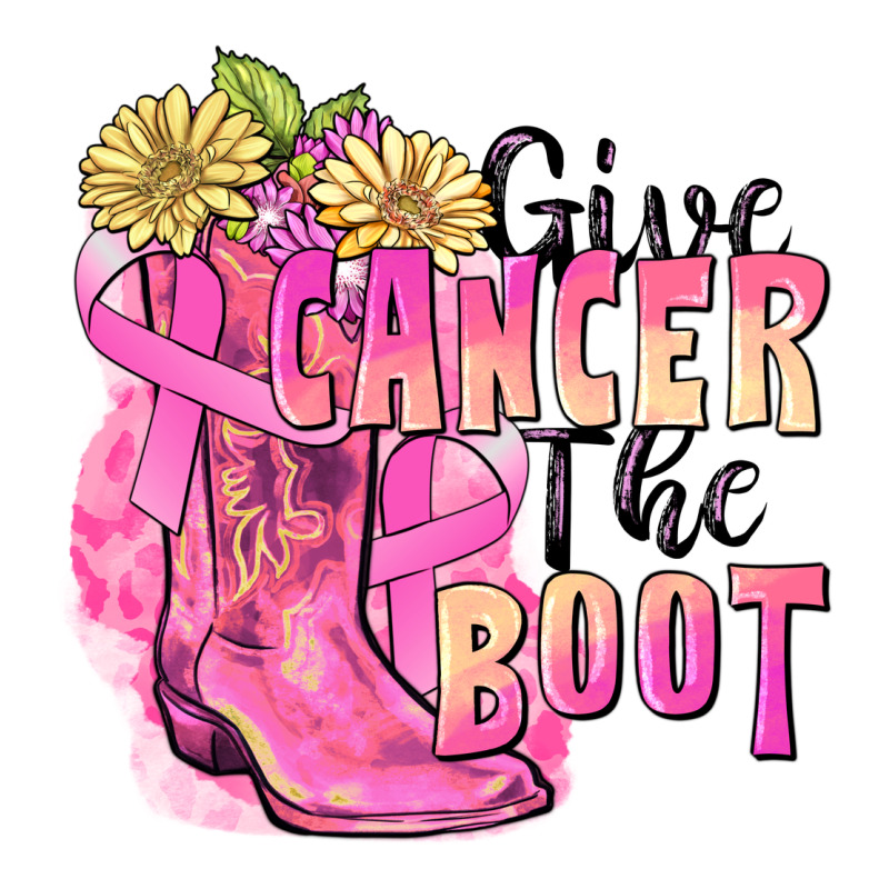 Give Cancer The Boot Zipper Hoodie by FaDigitalArtStudio | Teevron
