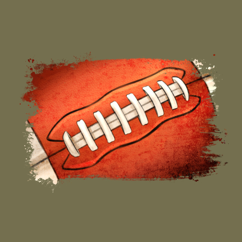 Football Brushstroke Vintage Hoodie by RanaPortraitStore | Teevron