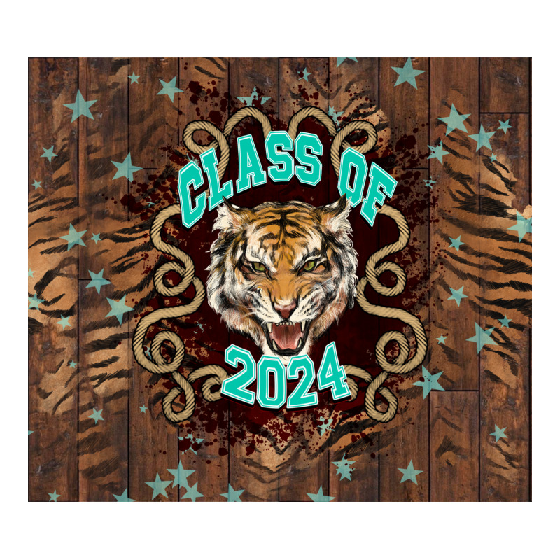 Class Of 2024 Tiger Premium Tee by NancyCooperArtShop | Teevron