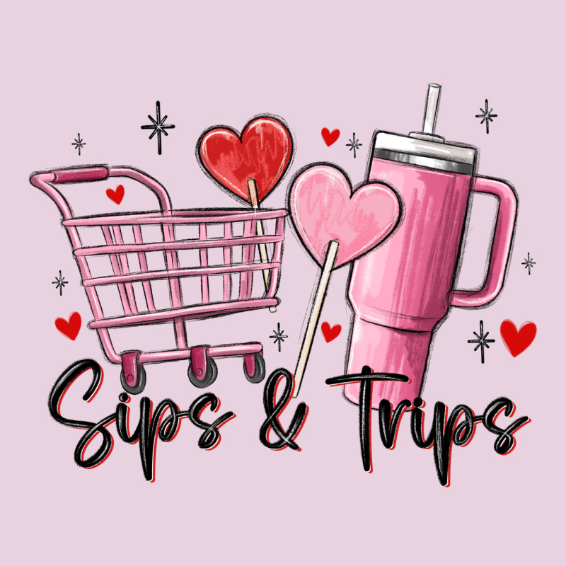 Sips & Trips Target Inspired Stanley Ladies Tee by MaliasSmallBusiness | Teevron