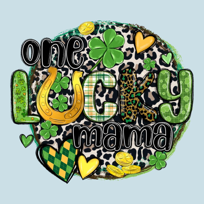 One Lucky Mama Ladies Tee by MaliasSmallBusiness | Teevron